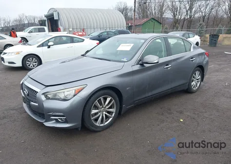 2017 Infiniti Q50 3.0T Premium из США, поврежденный, VIN JN1EV7AR1HM841751